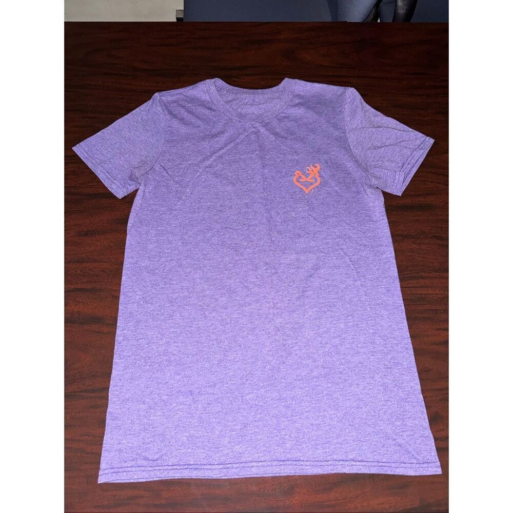 Browning Women’s Purple Short Sleeve T-Shirt Size Small